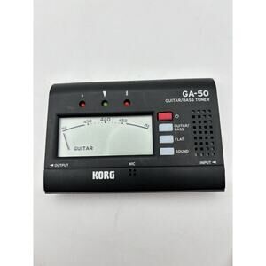 Korg Guitar and Bass Tuner GA-50. Tested. Works. Very Good Condition.